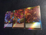 3pcs/set Yu-Gi-Oh! DIY 25th Anniversary Dark Style Egyptian God Series Self-made Card Obelisk The Tormentor Game Collection Card