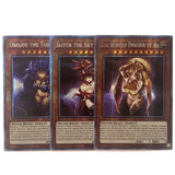Yu-Gi-Oh! Collection DIY Proxy Cards ink and wash Egyptian God Slifer the Sky Dragon Obelisk the Tormentor Winged Dragon of Ra
