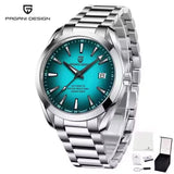 PAGANI DESIGN 2026 Sky Blue 40MM A150 Mechanical Automatic Stainless Steel Waterproof Watch with Sapphire Glass Watches for men