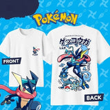 2025 Summer Pokémon Anime GRENINJA 100% Pure Cotton Printed T-shirt Men Y2K Harajuku Loose Casual Versatile Short-sleeved Top