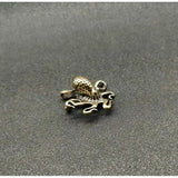 Brass Octopus Home Decoration Antique Copper Animal Figurines Miniatures Desk Ornament Accessories Creative Table Tea Pets Craft