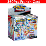 90-360Pcs English French Spanish Carta Karten Pokemon Cards Sun Moon Evolutions Booster Box Collectible Tradiner Card  for child