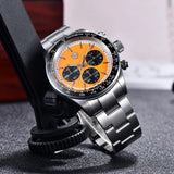 2025 New RollsTimi Mens Watches Top Brand Luxury Quartz Watch For Men VK63 Chronograph Wristwatches AR Sapphire Waterproof Clock