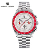 PAGANI DESIGN 2026 New V5 PD1701 Men's Watches Luxury Quartz Watch Men Sport Speed Chronograph AR Sapphire glass 100M Waterproof