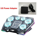 D13 Semiconductor Game Laptop Cooling Pad 8 Angles Adjustable Foldable LED Screen Notebooks Cooler Bracket For 12-21'' Computer