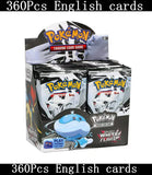 90-360Pcs English French Spanish Carta Karten Pokemon Cards Sun Moon Evolutions Booster Box Collectible Tradiner Card  for child