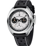 PAGANI DESIGN 2026 Retro Luxury Men's Watches Sports Chronograph VK63 Quartz Watch For Men AR Sapphire Waterproof Leather Clock