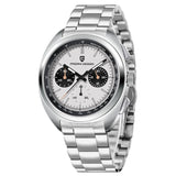 PAGANI DESIGN Men's Watches Retro Panda Dial Quartz Watch Men Japan VK63 Chronograph Sapphire glass Wrist Watch Men 2024 New