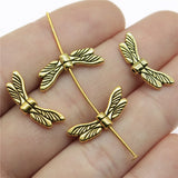 WYSIWYG 20pcs 20x7mm Butterfly Spacer Beads Butterfly Wing For Necklace Jewelry Making Wholesale Angel Wing Beads