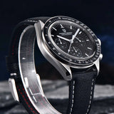 PAGANI DESIGN 2026 New Moon Men's Watch Luxury Quartz Watch For Men Chronograph AR Sapphire Waterproof VK63 Men Clock Nylon belt