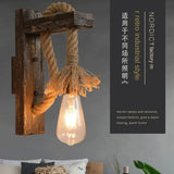 Industrial Wall Sconce, Vintage Metal Wood Light, Rustic Farmhouse Black Wall Lamp for Dining Room Bedroom Indoor