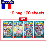 %42pcs Pokemon Cards TAKARA TOMY Battle Toys Lost Origin Pokemons Box with Pikachu Anime Bank Pokemon Game Cards  for Childre