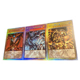 Anime Yu-Gi-Oh DIY ACG Premium Glitter Collectible Card Boy Games Toys Christmas Birthday Gifts Slifer the Sky Dragon Tormentor