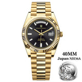PAGANI DESIGN 2025 New Date Week 40MM Men's Watches Brand Luxury Gold Automatic Watch Men Waterproof Mechanical Wrist watch Men