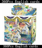 90-360Pcs English French Spanish Carta Karten Pokemon Cards Sun Moon Evolutions Booster Box Collectible Tradiner Card  for child