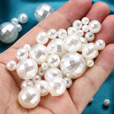 20/30/50/100pcs Vintage Disco Ball Beads Cute Silvery Reflactive Mirror Round Beads For DIY Bracelet Necklace Earrings Making