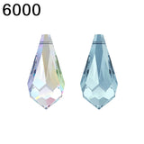 (1 Piece) 6000 Classic Drop Pendant Crystal from Austria Loose Beads Rhinestone Earrings DIY Jewelry Making Home Decoration