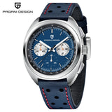 PAGANI DESIGN 2026 Retro Luxury Men's Watches Sports Chronograph VK63 Quartz Watch For Men AR Sapphire Waterproof Leather Clock