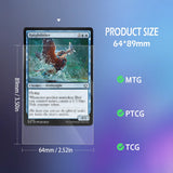 100 PCS 61X88/64x89mm Two Sizes Inner Card Sleeves Perfect Fit YGO/MGT Game Cards Inner Card Sleeves Is Smooth And Tough