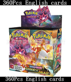 90-360Pcs English French Spanish Carta Karten Pokemon Cards Sun Moon Evolutions Booster Box Collectible Tradiner Card  for child