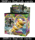 90-360Pcs English French Spanish Carta Karten Pokemon Cards Sun Moon Evolutions Booster Box Collectible Tradiner Card  for child