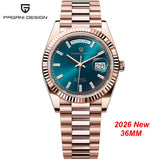 PAGANI DESIGN New Gold DD36 Men's Watches Luxury Automatic Watch Men AR Sapphire Glass Mechanical Wristwatch Men ST16 Movt Clock