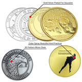 Custom Metal Coin Diy 3D Zinc Alloy Gold Plated Metal Challenge Coins Personalized Enamel Collection Antique Imitation Souvenir