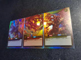3pcs/set Yu-Gi-Oh! DIY 25th Anniversary Dark Style Egyptian God Series Self-made Card Obelisk The Tormentor Game Collection Card
