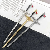 Hairpin Ruby Pendant Vintage Hair Sticks Chinese Ancient Style Hairpin Hairpin Headwear Hanfu Hairpin Chopstick Headdress