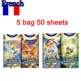 %42pcs Pokemon Cards TAKARA TOMY Battle Toys Lost Origin Pokemons Box with Pikachu Anime Bank Pokemon Game Cards  for Childre