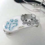 Vintage Y2K Kawaii Dog Paw Angel Bear Cross Wings Sweet Side Clip Hairpin Hair Accessories For Women Girls