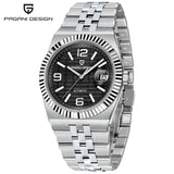 PAGANI DESIGN 3D Rhombus Dial Luxury Automatic Watch For Men Business Mechanical Wrist Watch AR Sapphire crystal Clock 2025 New