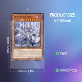 100 PCS 61X88/64x89mm Two Sizes Inner Card Sleeves Perfect Fit YGO/MGT Game Cards Inner Card Sleeves Is Smooth And Tough