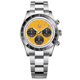 2025 New RollsTimi Men's Watches Luxury Quartz Wristwatches VK63 Chronograph Watch For Men AR Sapphire Ceramic Bezel Waterproof
