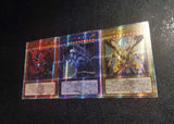 3pcs/set Yu-Gi-Oh! DIY 25th Anniversary Dark Style Egyptian God Series Self-made Card Obelisk The Tormentor Game Collection Card