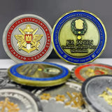 Custom Metal Coin Diy 3D Zinc Alloy Gold Plated Metal Challenge Coins Personalized Enamel Collection Antique Imitation Souvenir