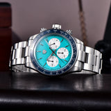 2025 New RollsTimi Men's Watches Luxury Quartz Wristwatches VK63 Chronograph Watch For Men AR Sapphire Ceramic Bezel Waterproof