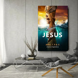 Jesus Saves Canvas Painting Christian Posters and Prints Religion Canvas Wall Art Pictures for Modern Living Room Home Decor