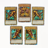 72PCS Yugioh Cards with Tin Box Yu Gi Oh Card Holographic English Version Golden Letter Duel Links Game Card Blue Eyes Exodia