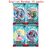 10 Packs Pokémon Card Bright Stars 151 Prismatic Evolutions,PALDEAN FATES English Reinforcement Battle Transaction Card Gift