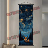 Printed Pokemon Poster, Anime Wall Artwork, Gengar Eevee Pikachu Images, Scroll Paintings, Retro Artist Home Living Room Decor