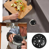 Garbage Disposal 3In Kitchen Sink Stopper Replacement Detachable Garbage Disposer Splash-proof Cover Multi-Function Drain Plugs