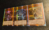 Anime Yu-Gi-Oh DIY ACG Premium Glitter Collectible Card Boy Games Toys Christmas Birthday Gifts Slifer the Sky Dragon Tormentor