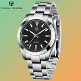 PAGANI DESIGN Men's Watches Luxury Automatic Watch for Men Green Glass Mechanical Watches AR Sapphire crystal Wristwatch Men