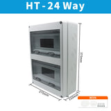 OMCH HT-3/5/8/12/18/24 Waterproof Distribution Box Junction Box Outdoor Rainproof Open Type Strong Electricity Distribution Box