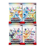 10 Packs Pokémon Card Bright Stars 151 Prismatic Evolutions,PALDEAN FATES English Reinforcement Battle Transaction Card Gift