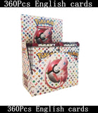 90-360Pcs English French Spanish Carta Karten Pokemon Cards Sun Moon Evolutions Booster Box Collectible Tradiner Card  for child