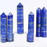 15cm Natural Amethyst Single Pointed Hexagonal Prism Crystal Wand Big Size Lapis Lazuili Tower Home Decoration Labradorite Craft