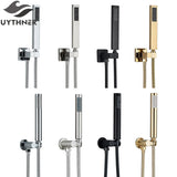 Uythner Handshower Head 150cm Stainless Steel Shower Hose Shower Faucet Sprayer Head Wall Mounted Faucet Accessories