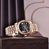 PAGANI DESIGN 2026 New DD36 Rose Gold Luxury Automatic Watch For Men Mechanical Wrist watch Men Sapphire Glass 10Bar Waterproof